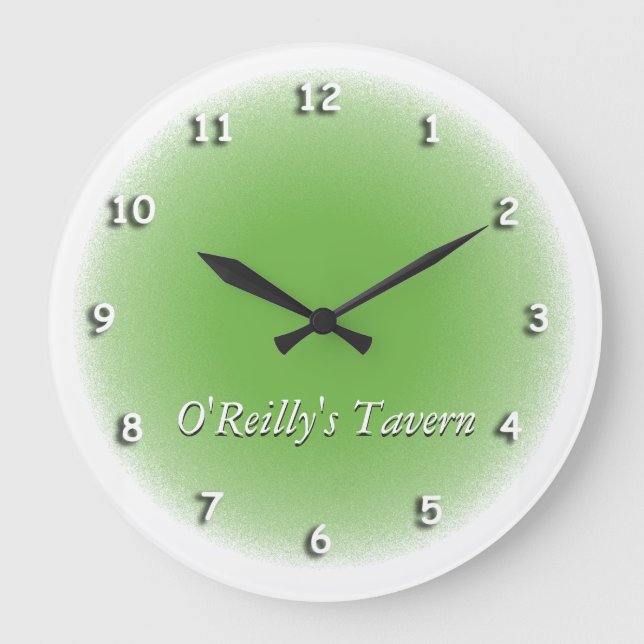 Clock - Green Vignette (Front)