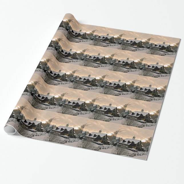 Clock House at St. Johns, Wrapping paper (Unrolled)