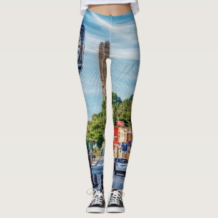 Clock In Downtown Cape Girardeau Leggings