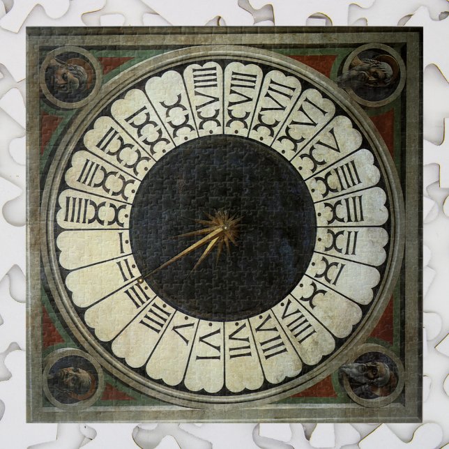 Clock in the Duomo by Paolo Uccello Jigsaw Puzzle (Creator Uploaded)