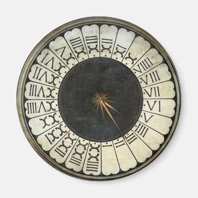 Clock in the Duomo by Paolo Uccello Magnet (Front)