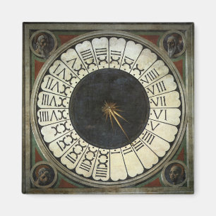Clock in the Duomo by Paolo Uccello Magnet