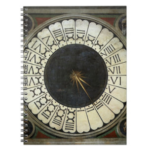 Clock in the Duomo by Paolo Uccello Notebook