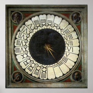 Clock in the Duomo by Paolo Uccello Poster