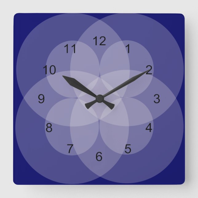 Clock - Intersecting Circles (Front)