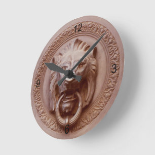 clock - Lion Head Door Knob