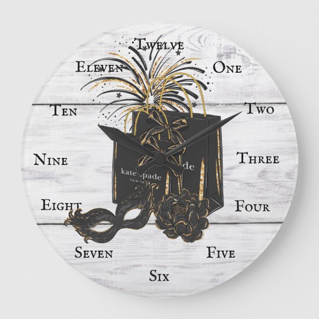 Clock Maskarade Shopping Spree (Front)