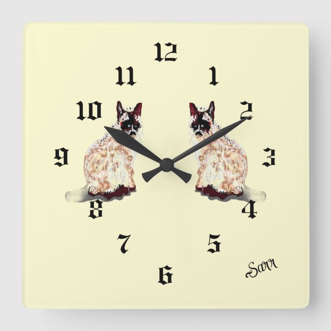 Clock : Meow , Love . (Front)