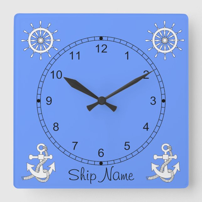 Clock - Nautical Theme (Front)