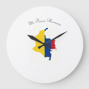 Clock of Colombia wall