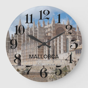 clock of wall of the Cathedral of Majorca