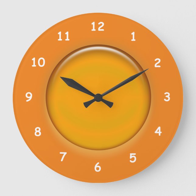 Clock - Orange 3d Disc (Front)