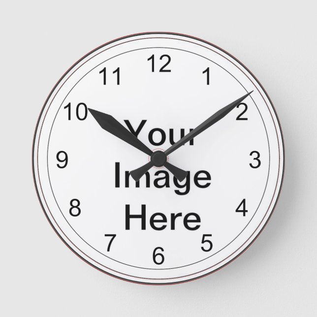 Clock Photo Template - Ready to Customise (Front)