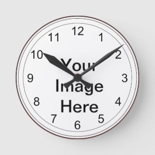 Clock Photo Template - Ready to Customise