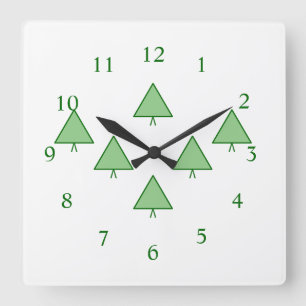 Clock - Pine Tree Forest