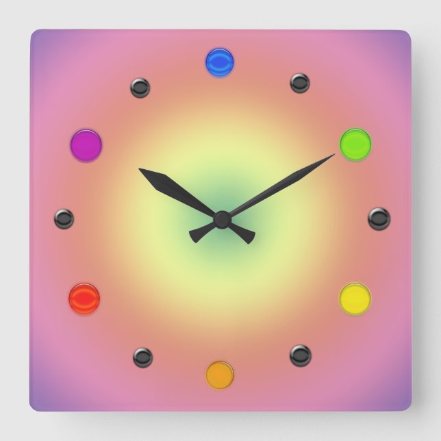 Clock - Primary colours (Front)
