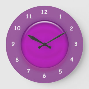 Clock - Purple 3d Disc