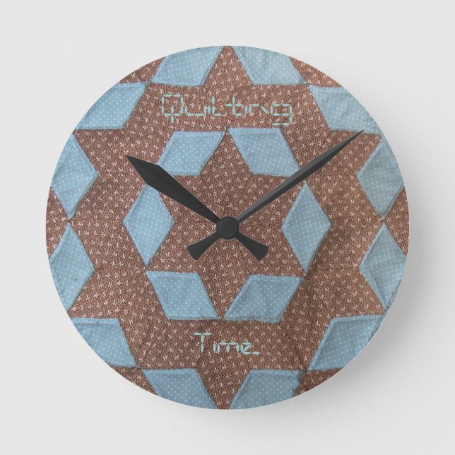 Clock - Quilting Time (Front)