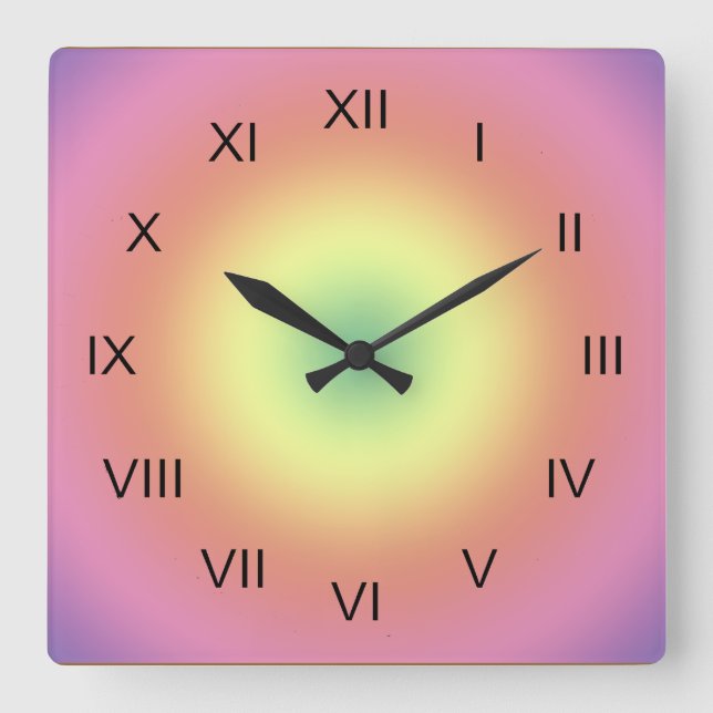 Clock - Rainbow Circles (Front)