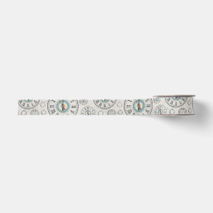 Clock Ribbon Grosgrain Ribbon