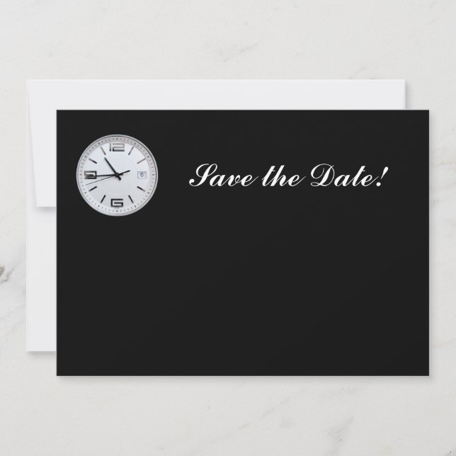 Clock Save The Date (Front)