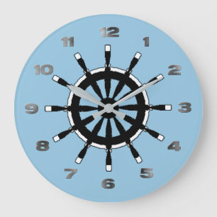 Clock - Ship Helm