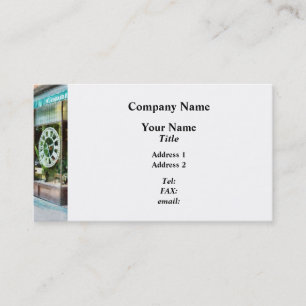 Clock Shop Business Card