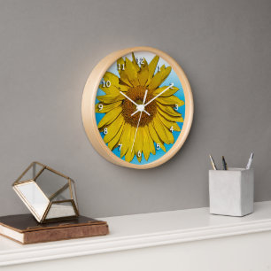 Clock - Sunflower Blossom