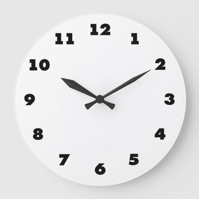Clock template with hour display - Add background (Front)
