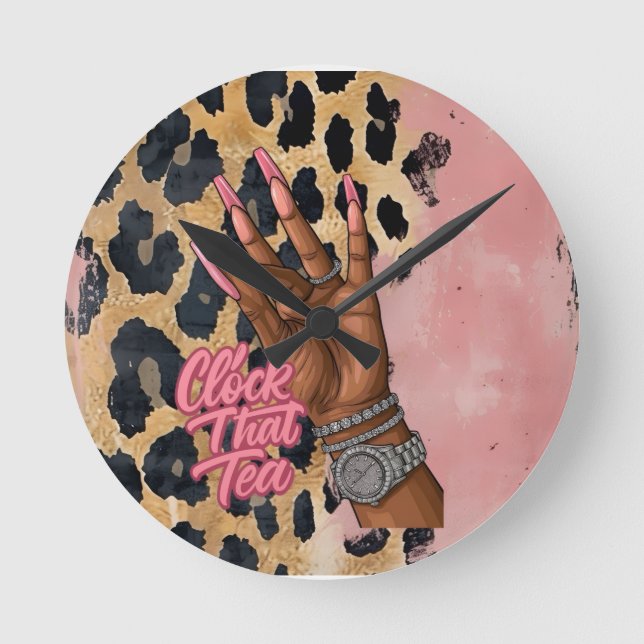 Clock That Tea Wall Clock (Front)