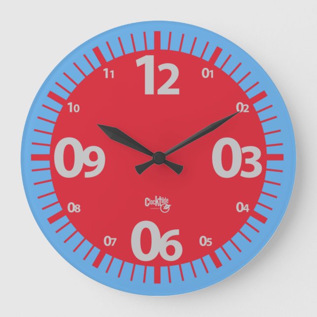 CLOCK TILDE LINEA CIRCULAR COLOR (Front)