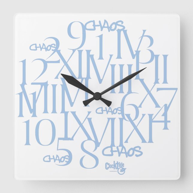 CLOCK TILDE TIME IS CHAOS (Front)