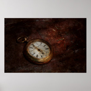 Clock - Time waits Poster