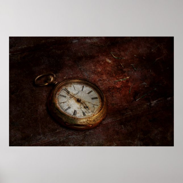 Clock - Time waits Poster (Front)