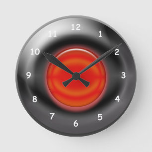 Clock - Tire and Red Hub Cap