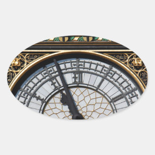 Clock Tower.jpg Oval Sticker