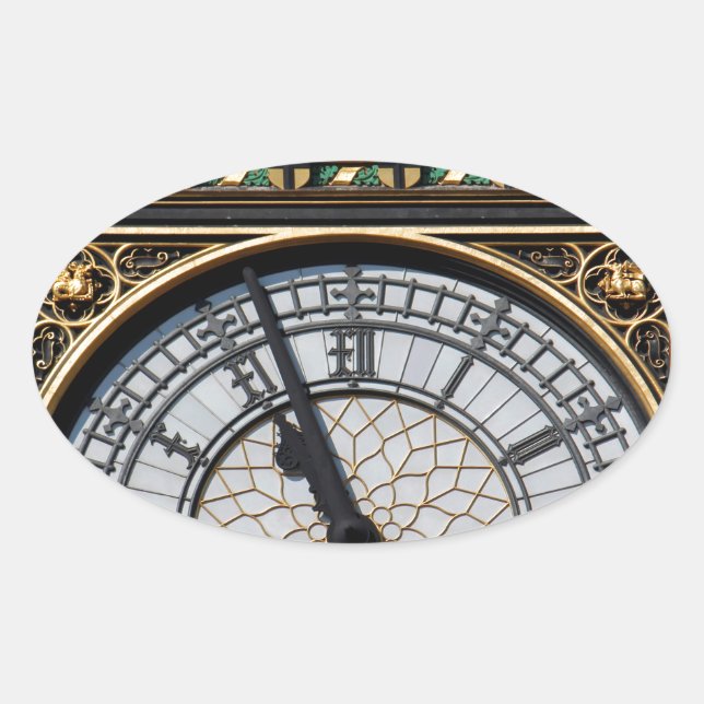 Clock Tower.jpg Oval Sticker (Front)