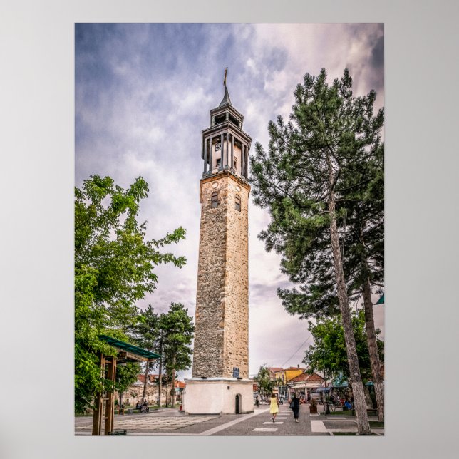 Clock Tower, Prilep - Macedonia  Poster (Front)