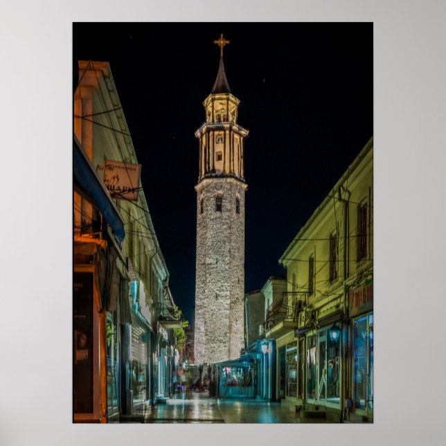 Clock Tower, Prilep - Macedonia  Poster (Front)