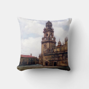 Clock Tower (Santiago de Compostela) A Coruña) Cushion