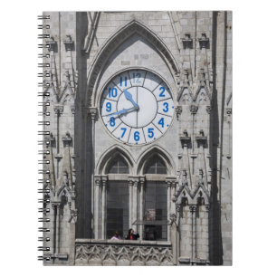 Clock towers at the National Basilica, Ecuador Notebook
