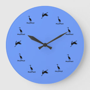 Clock - Water Birds  graphic