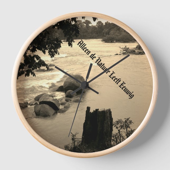 Clock with soap-printed (Front)