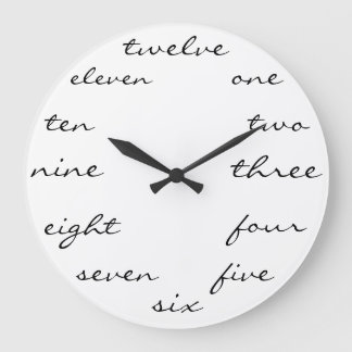 Clock Words of Time