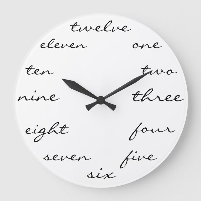 Clock Words of Time (Front)