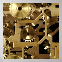 clock work brass