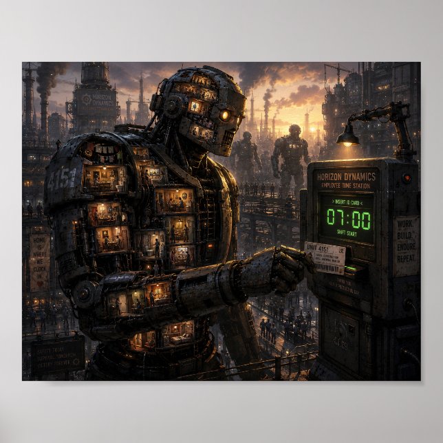 Clocking In Poster (Front)