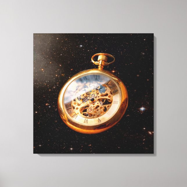Clockmaker - Space time Canvas Print (Front)