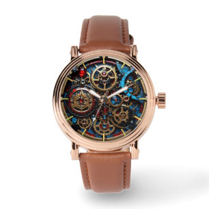 clockpunk Clock, Gears Watch