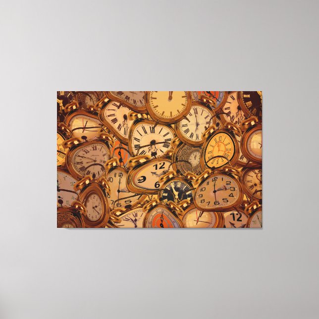 Clocks Canvas Print (Front)